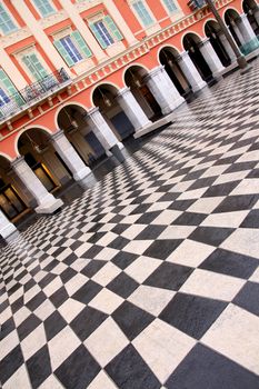 plaza Massena Square in the city of Nice, France