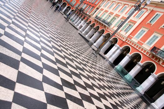 plaza Massena Square in the city of Nice, France