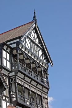 Old Black and White Building in Chester England