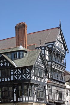 Old Black and White Building in Chester England