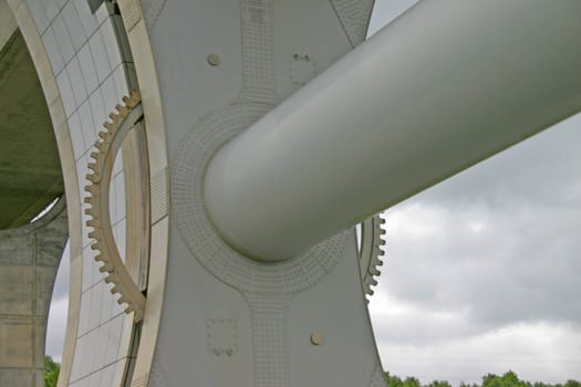 Falkirk Wheel in Scotland UK