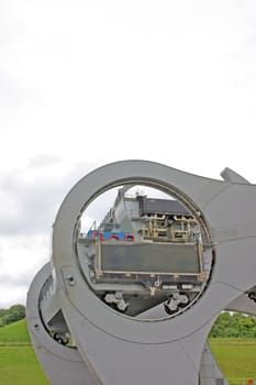 Falkirk Wheel in Scotland UK