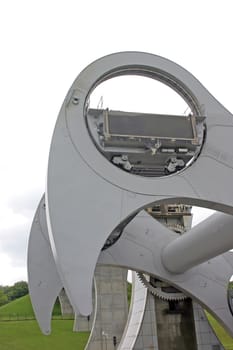 Falkirk Wheel in Scotland UK