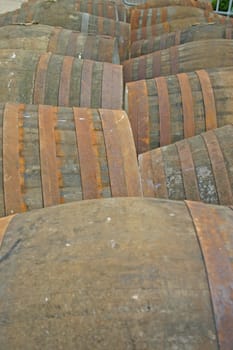 Whisky Barrels in Scotland