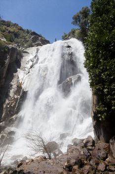 Grizzly Falls is on the way to Cedar Grove in Kings Canyon.