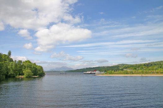 Pleasure Boat on Loch Lomond Scotland