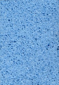 Blue Cellulose Sponge Material suitable for background or texture