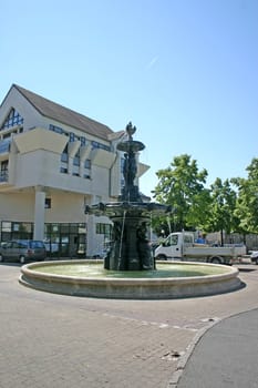 Small Fountain in French Town