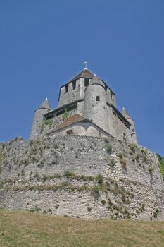Caesars Tower from Below in Provins France