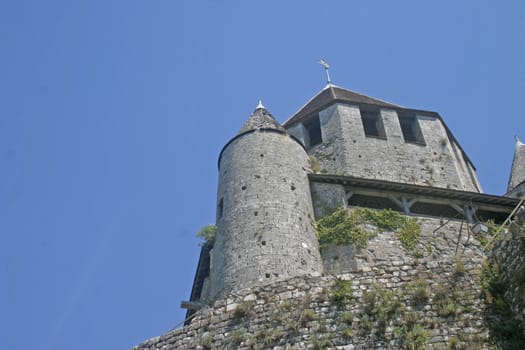 Caesars Tower from Below in Provins France