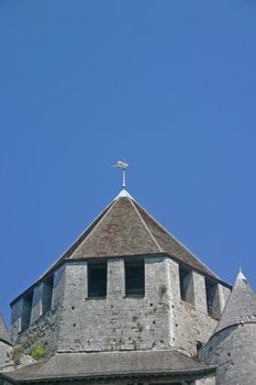 Caesars Tower from Below in Provins France