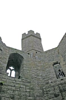 Caernarfon Castle in North Wales UK