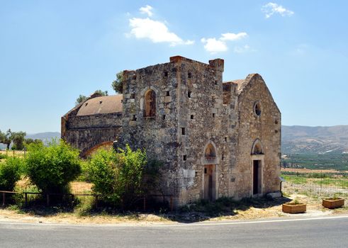 Travel photography: Historic Church of Ayios Georgios, Faistos, Crete.