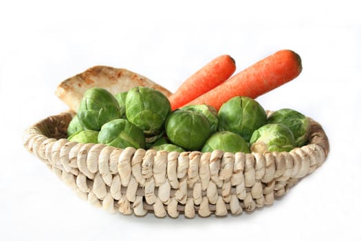 vegetables in a basket