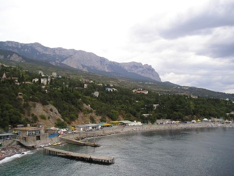Crimea's landscape. Simeiz