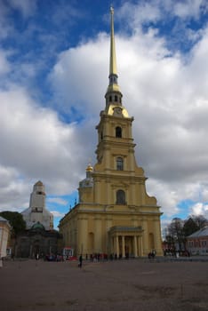 cathedral located in fortresses in city SAINT PETERSBURG