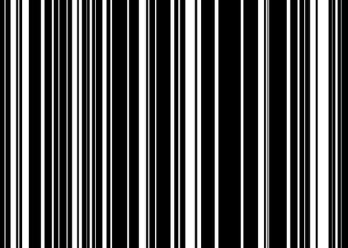 Black and white abstract striped background with barcode effect