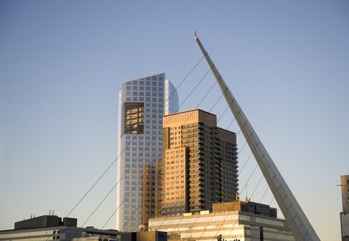 Cityscape, modern buildings in Puerto madero neighborhood, Buenos Aires, Argentina.