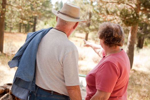 Loving Senior Couple Enjoying the Outdoors Together.