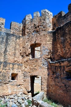 Travel photography: Frangocastello: venetian castle on the south coast of Crete