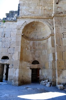 Travel photography: ancient Basilica of Ayios Titos (Saint Titus) in Gortyn, 

Crete, Greece