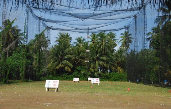 beautiful photo of the driving range golf pitch