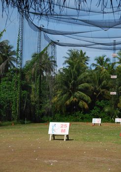 beautiful photo of the driving range golf pitch