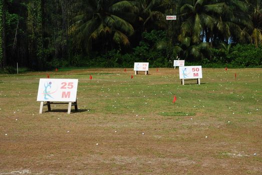 beautiful photo of the driving range golf pitch