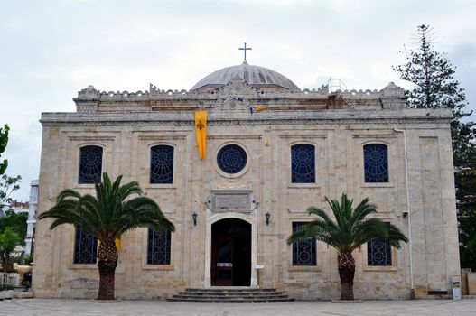 Travel photography: Agios Titos church, in the mediterranean city of Heraklion, 

Crete