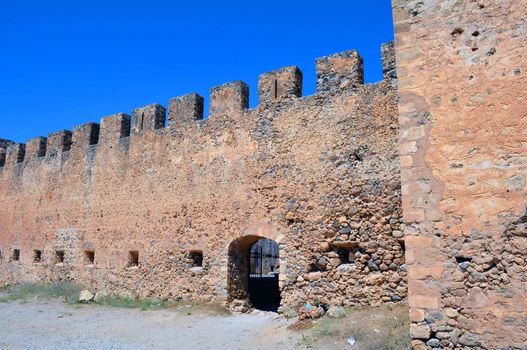 Travel photography: Frangocastello: venetian castle on the south coast of Crete