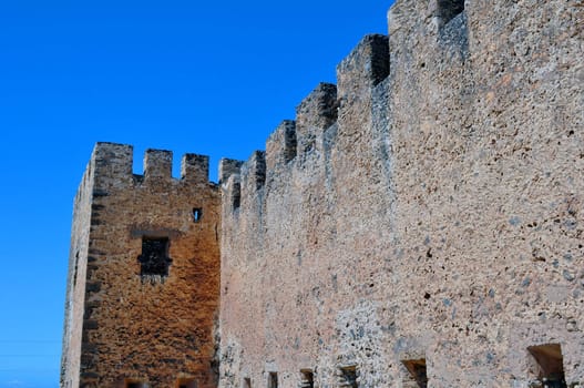 Travel photography: Frangocastello: venetian castle on the south coast of Crete