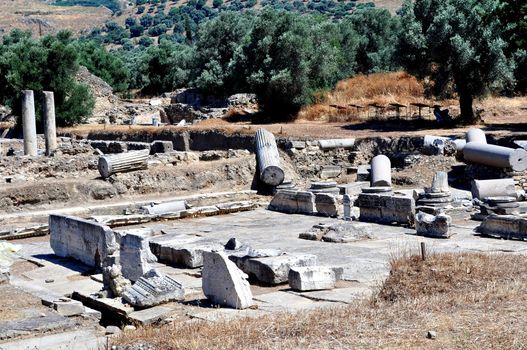 Travel photography: Praetorium. Archaeological site of Gortyn, Crete, Greece