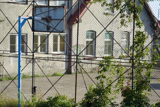 school behinde bars