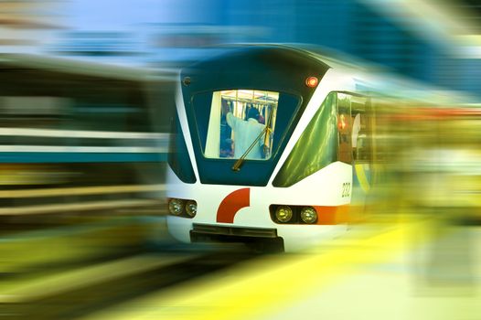 moving train 