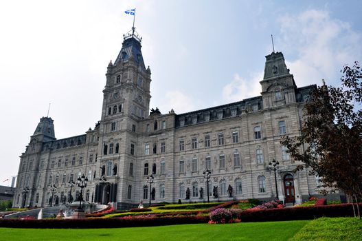 View of the Parliament building, Quebec City, Canada