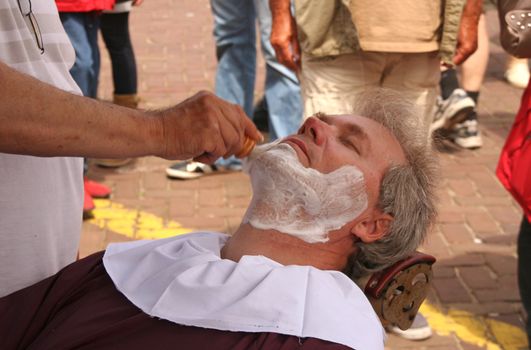 Old fashioned shave