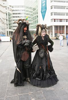 Gothic vampires at festival