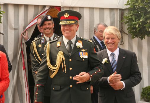 Crown prince William Alexander of the Netherlands in uniform