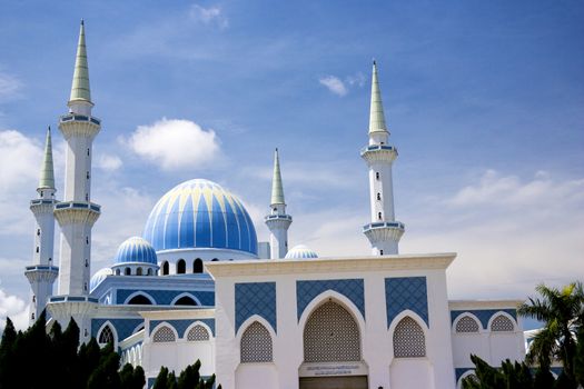 Image of Sultan Ahmad I Mosque, located at Kuantan, Pahang, Malaysia.