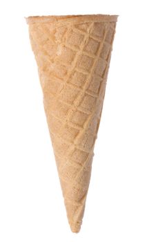Isolated image of an ice cream cone.