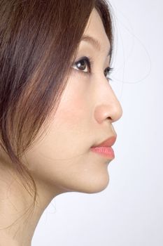 Portrait of Beautiful young Asian woman. 