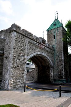 Fortification: Saint Louis door in Quebec City