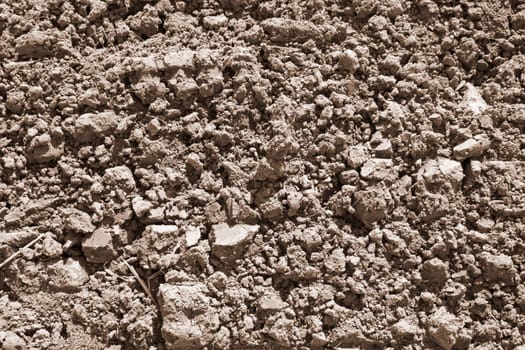 Close up of soil