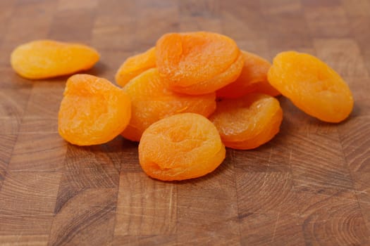 Delicious and sweet dried apricots