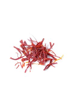 Saffron isolated on a white background