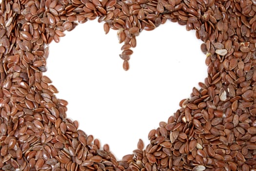 Delicious and healthy flax seeds