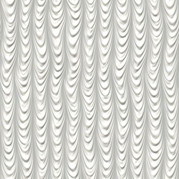 seamless 3d texture of hanging white curves