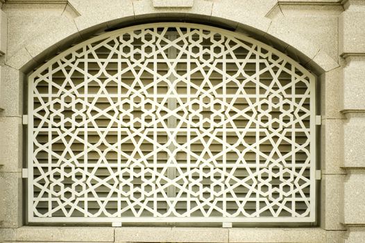 An example of Islamic design cast in concrete on a building in Putrajaya, Malaysia.

