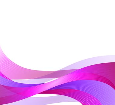 illustration of a abstract pink wave background