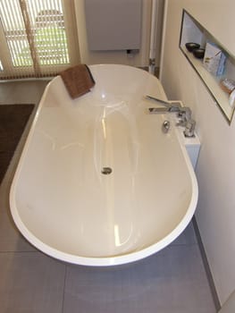  Interior of a bathroom in new house
